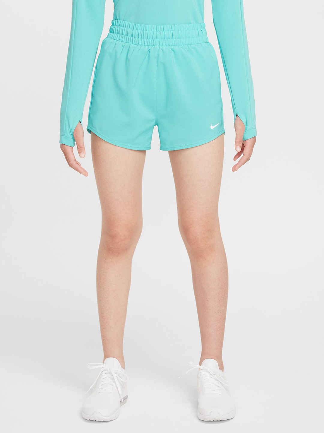 

Nike Girls One Dri-FIT Training Shorts, Blue