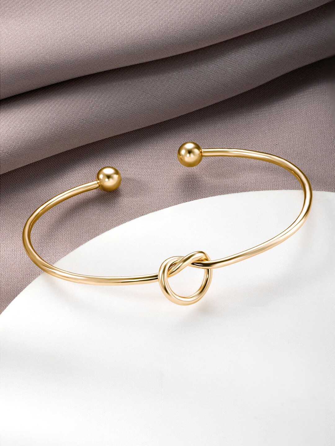 

Peora Gold Plated Cuff Bracelet