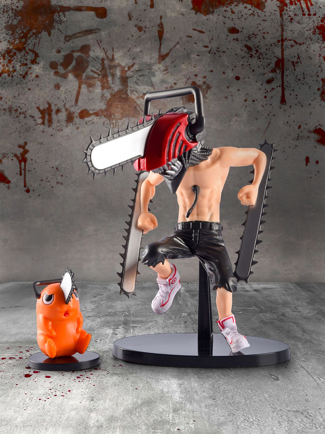 

COMICSENSE Man Anime Chainsaw Devil Figurine Toys, Beige