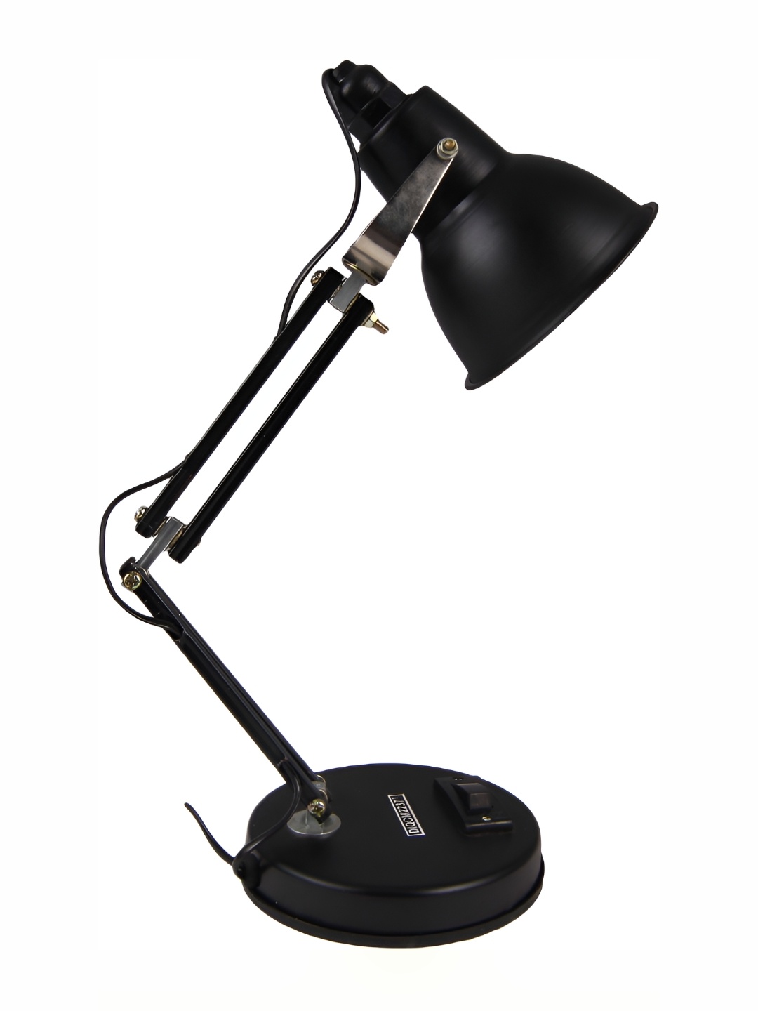 

SPARK WORLD Black Metal Contemporary Bell Shaped Table Lamp