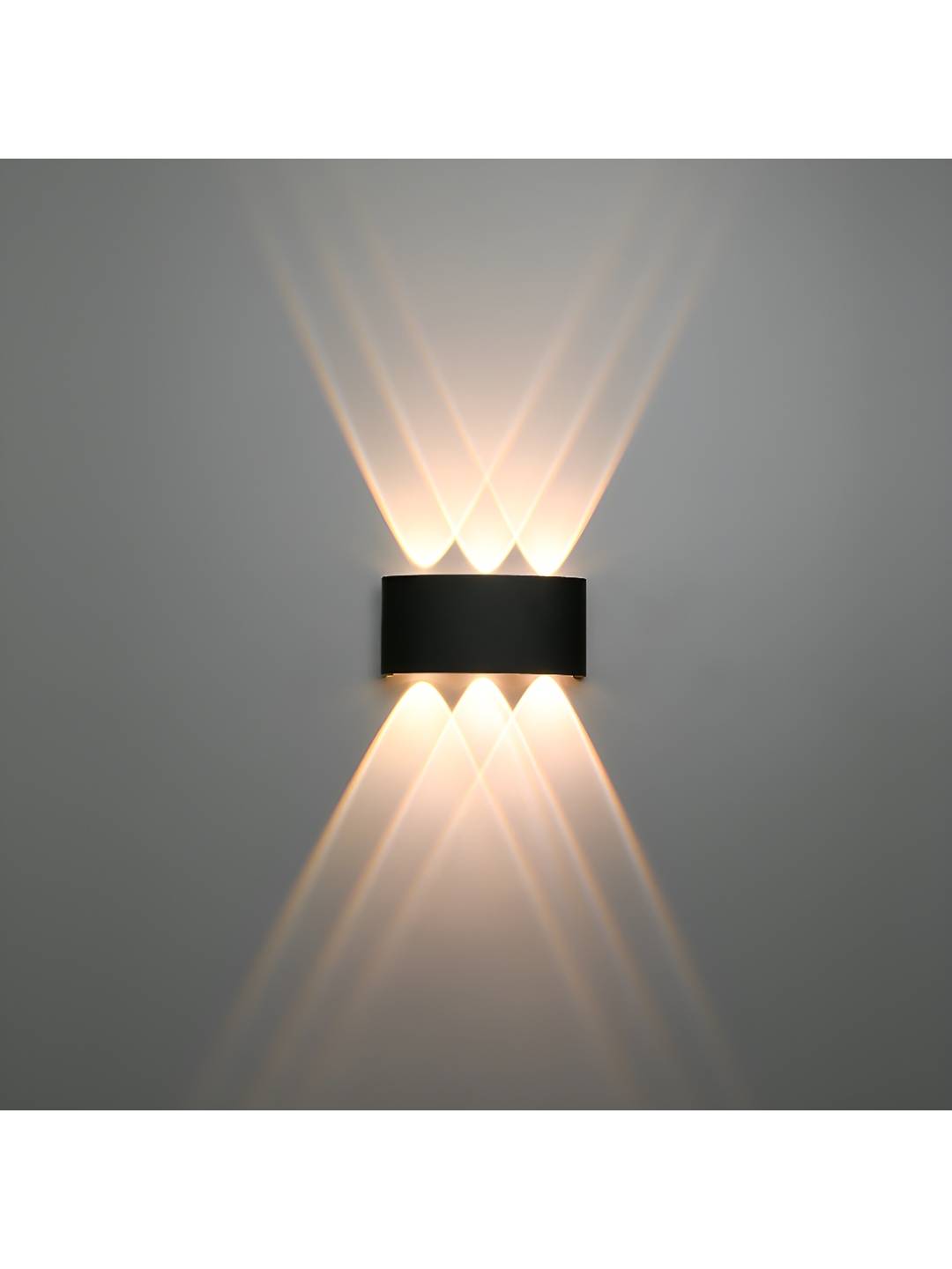 

SPARK WORLD Black Contemporary Rectangle Shaped Wall Lamp