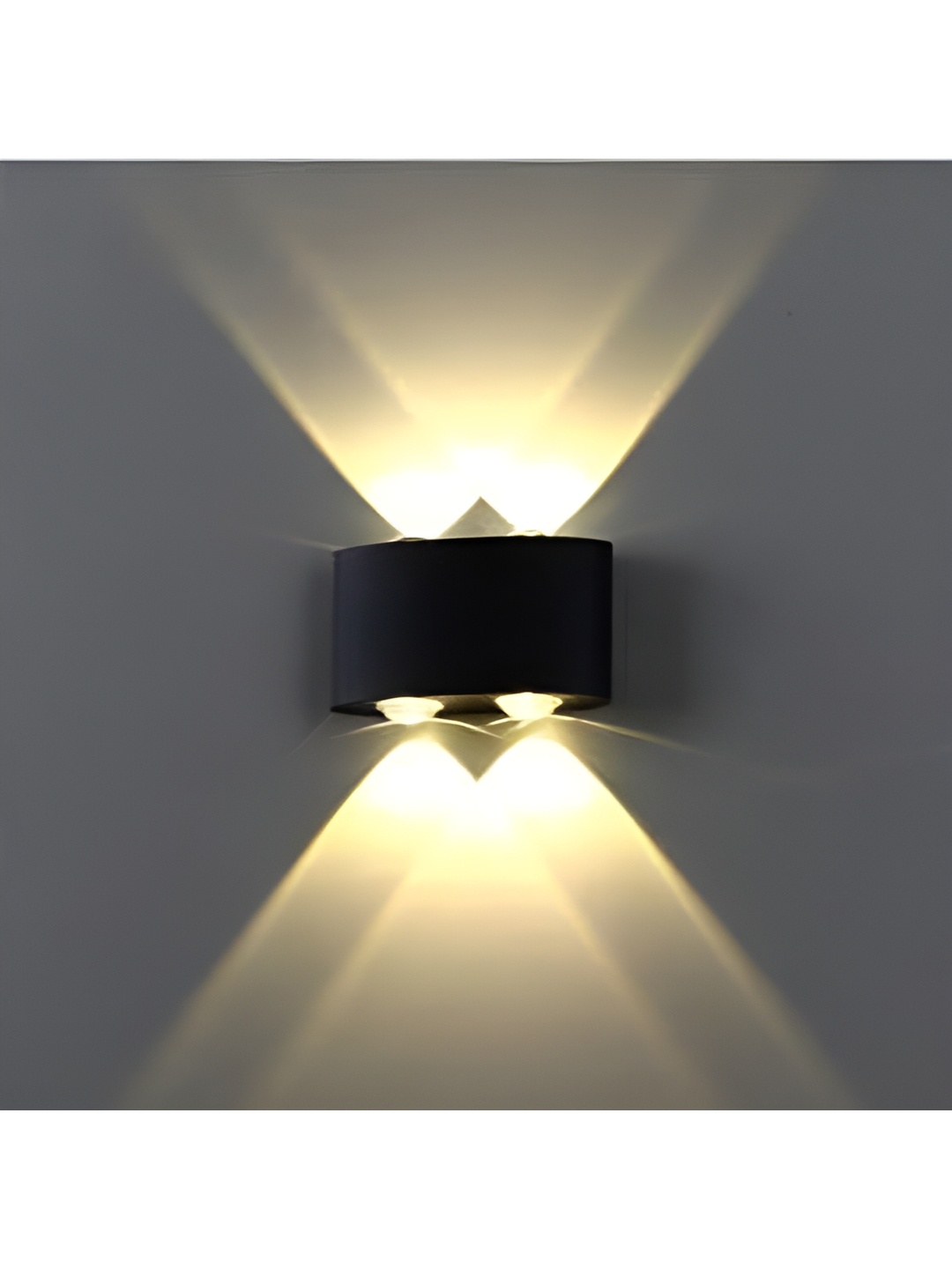 

SPARK WORLD Black Contemporary Rectangle Shaped Wall Lamp