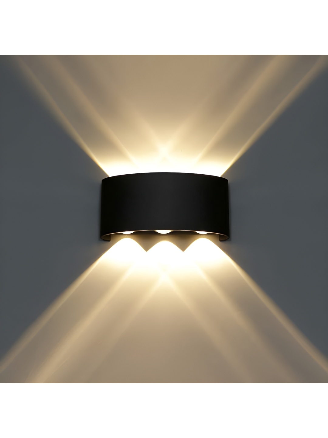 

SPARK WORLD Yellow & Black Contemporary Rectangle Shaped Wall Lamp