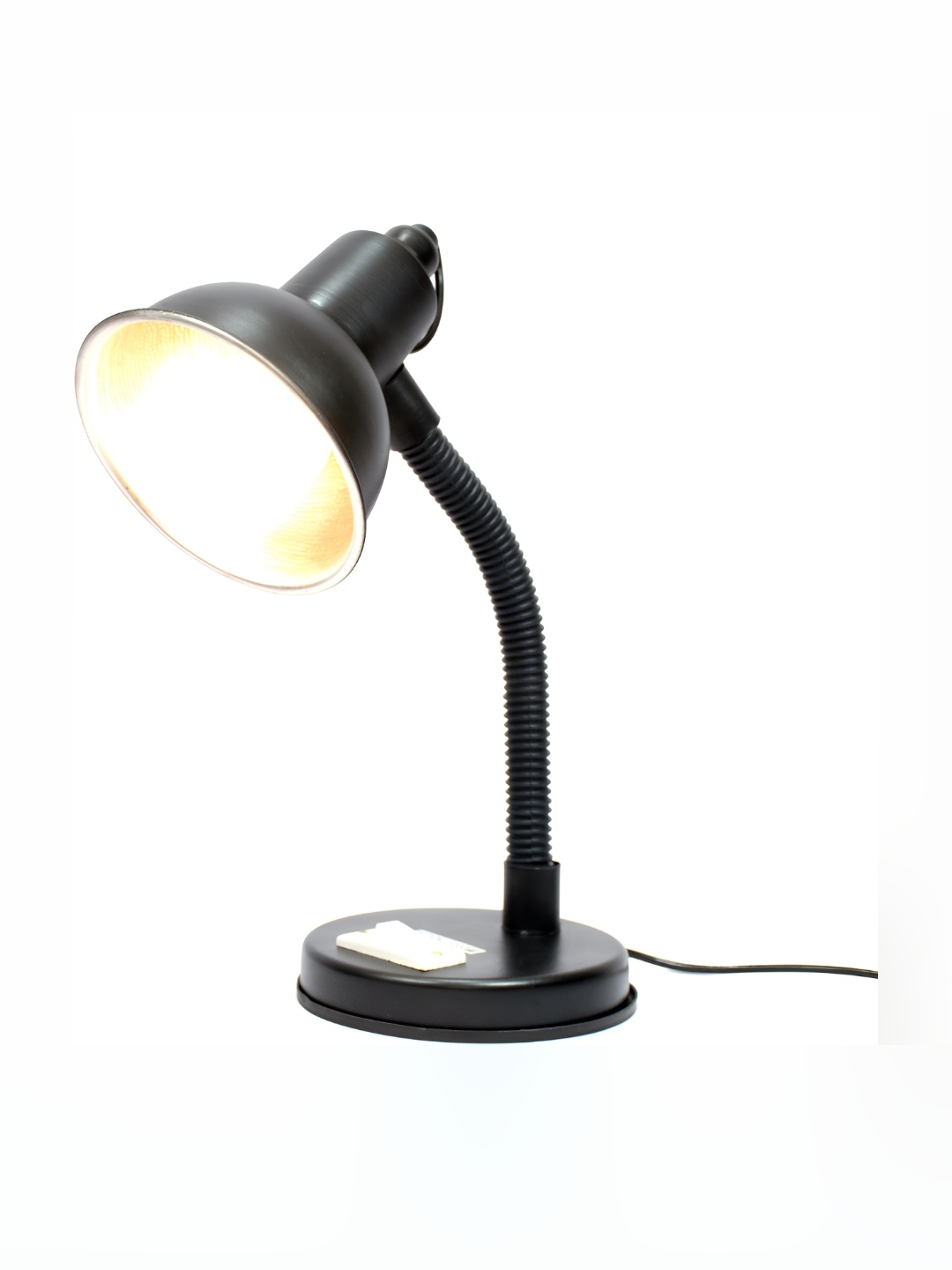 

SPARK WORLD Black Aluminium Contemporary Bell Shaped Table Lamp