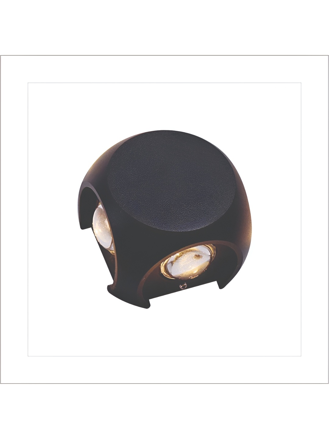 

SPARK WORLD Black Aluminium Contemporary Square Shaped Wall Lamp