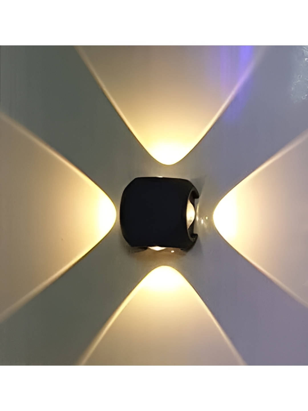 

SPARK WORLD Yellow & Black Contemporary Square Shaped Wall Lamp