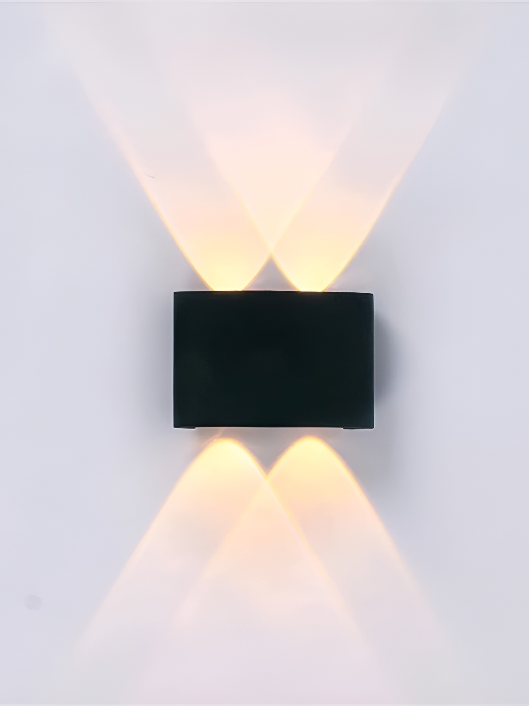 

SPARK WORLD Black Metal Contemporary Square Shaped Wall Lamp