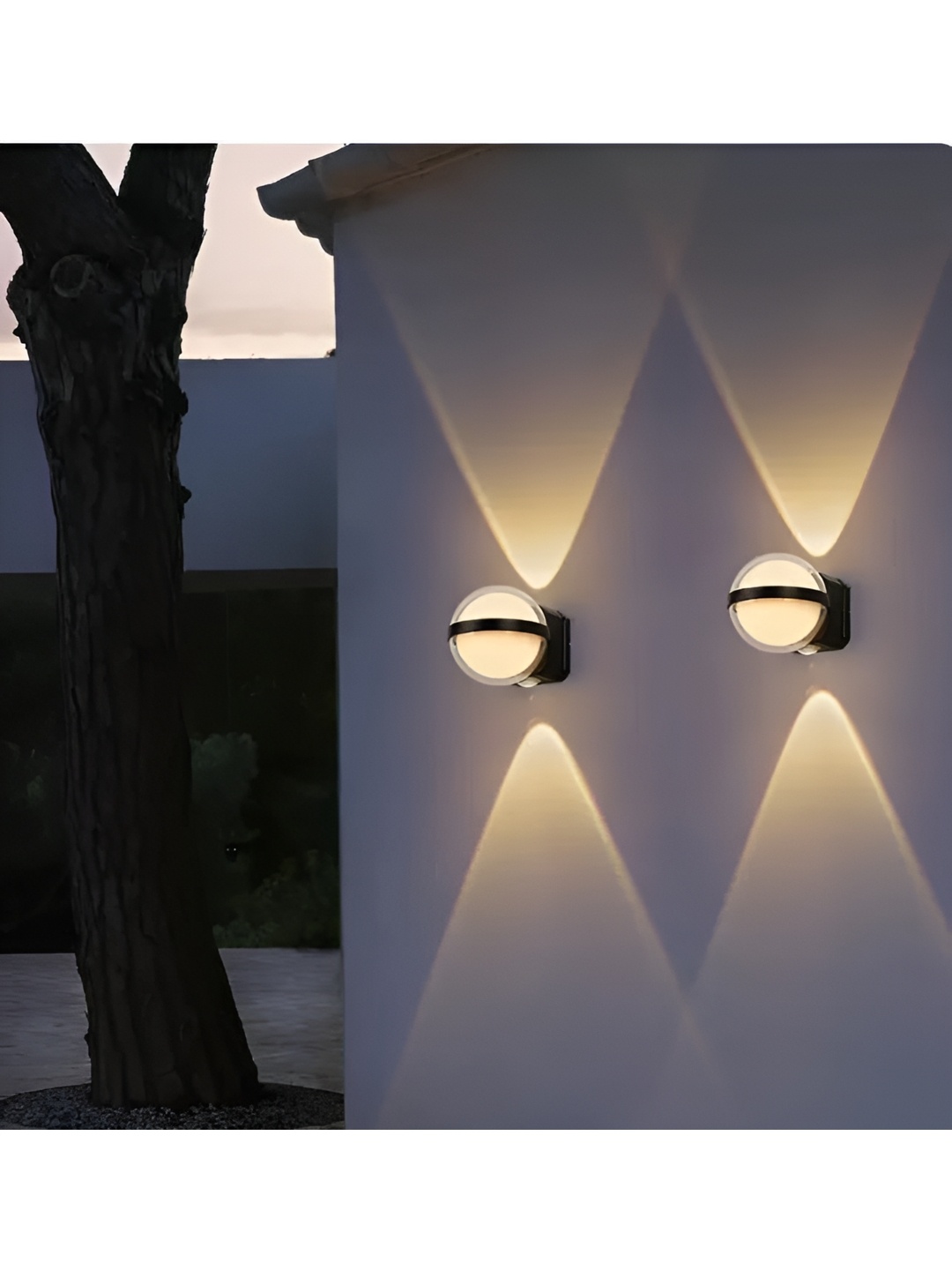 

SPARK WORLD White & White 2 Pieces Contemporary Abstract Shaped Wall Lamp
