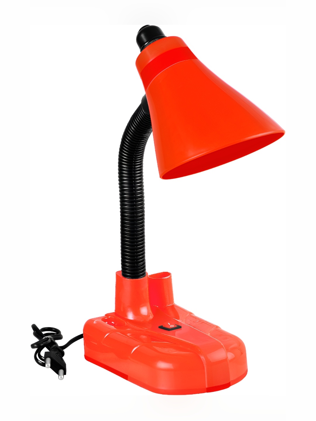 

SPARK WORLD Red Acrylic Contemporary Bell Shaped Table Lamp