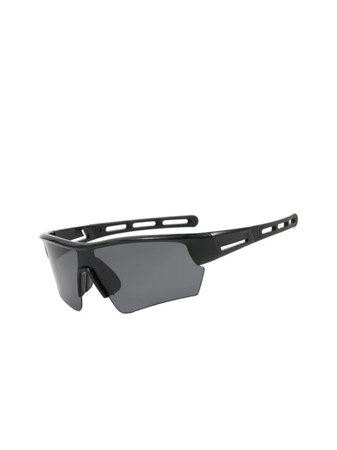 

AUGEN Unisex Oversized Sunglasses with UV Protected Lens VI-SG-158-C1, Black