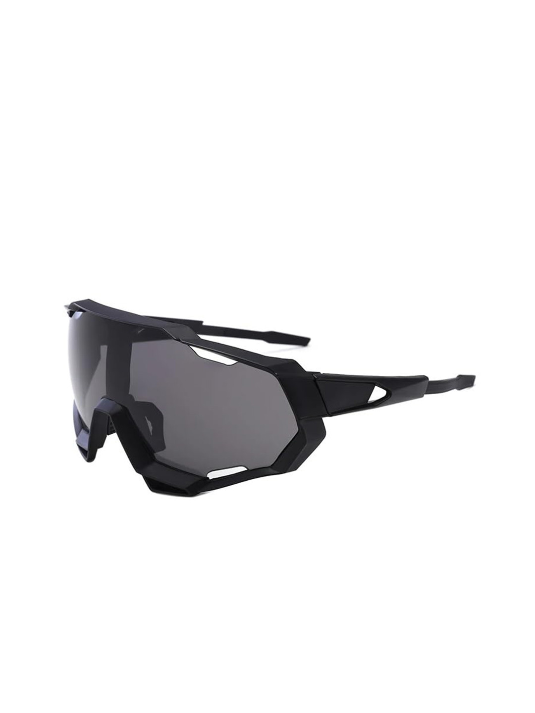 

AUGEN Unisex Sports Sunglasses with UV Protected Lens VI-SG-154-C1, Black