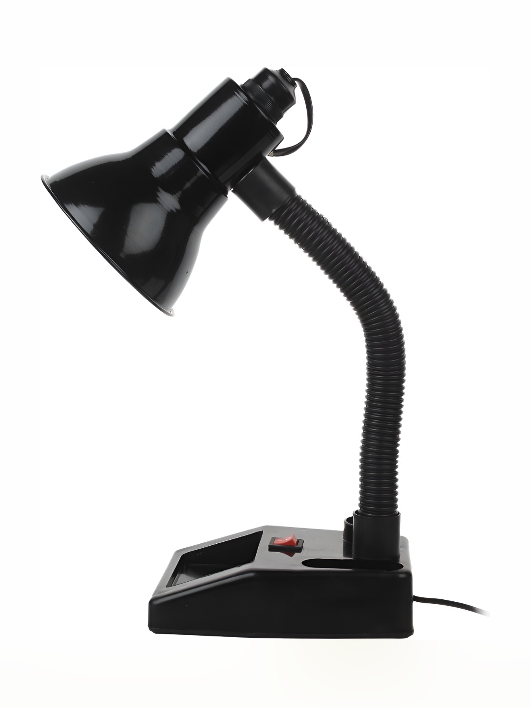 

SPARK WORLD Black Contemporary Bell Shaped Table Lamp