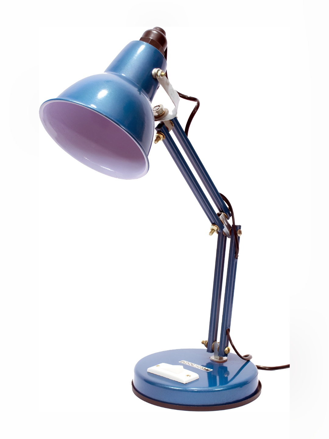 

SPARK WORLD Blue Aluminium Quirky Abstract Shaped Table Lamp