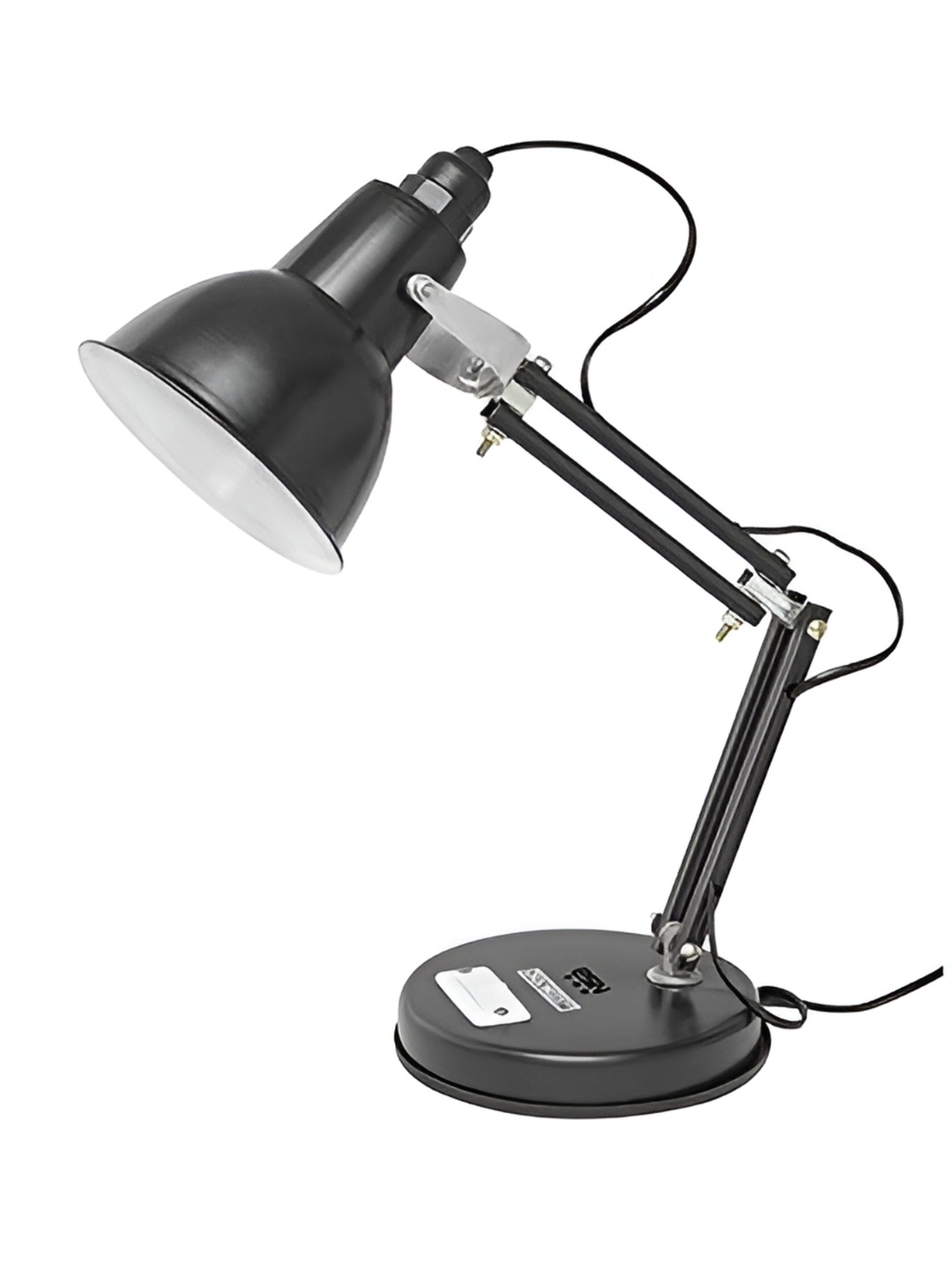 

SPARK WORLD Black Metal Quirky Abstract Shaped Table Lamp