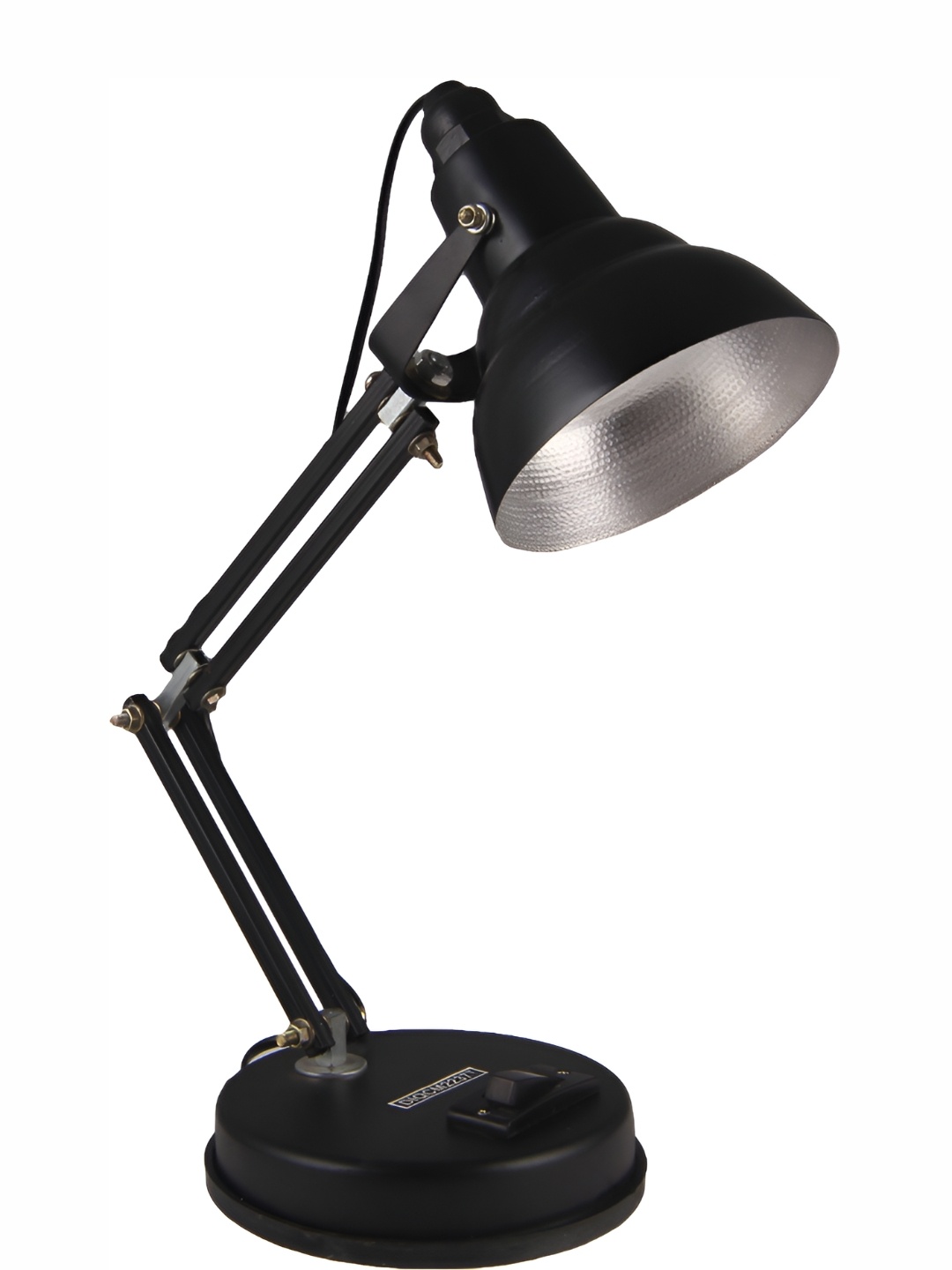 

SPARK WORLD Black Metal Contemporary Bell Shaped Table Lamp