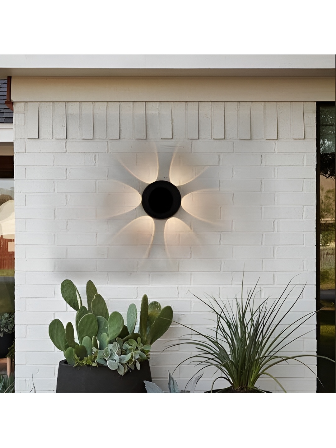 

SPARK WORLD White Acrylic Spherical Shaped Wall Lamp
