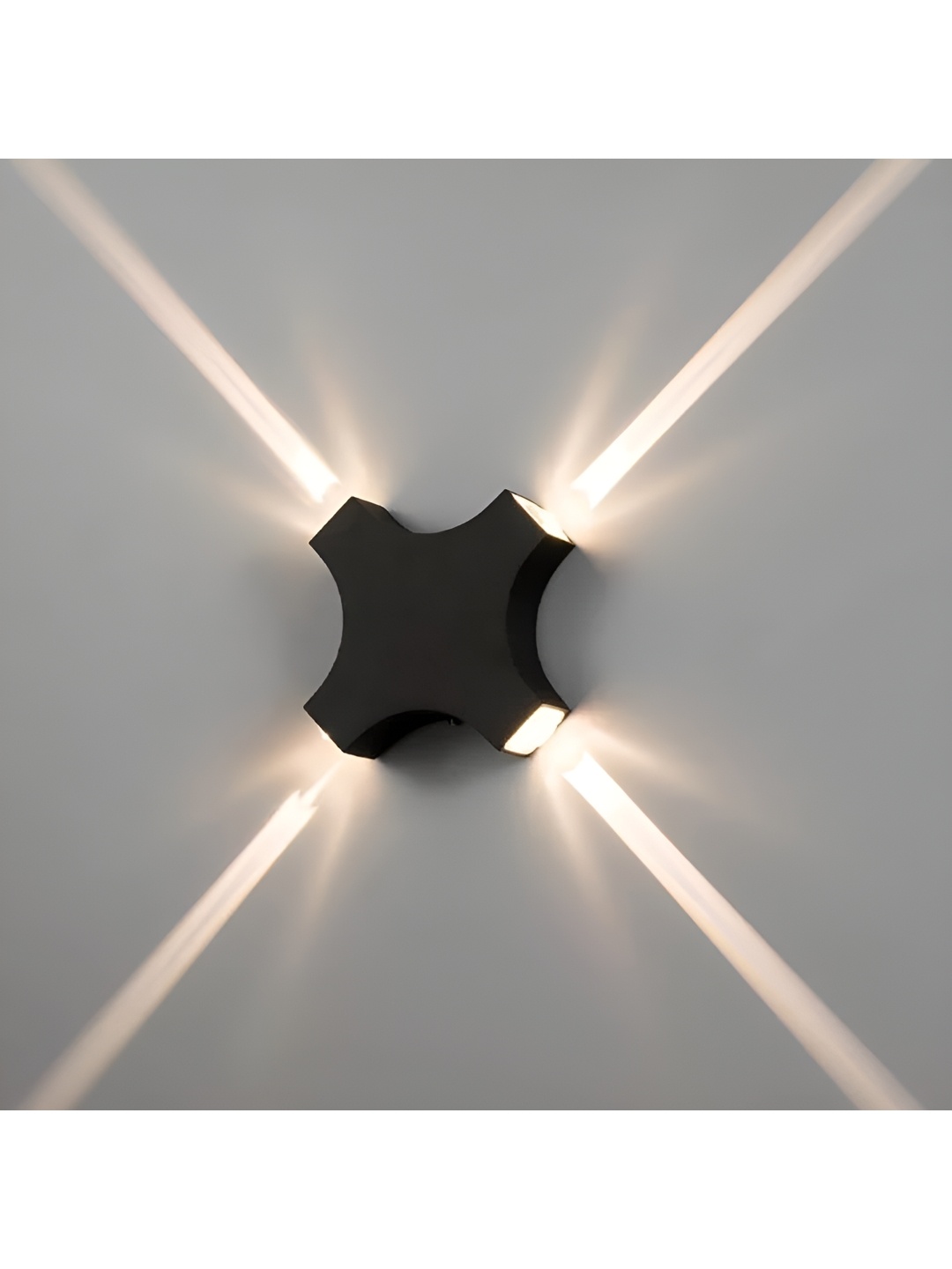 

SPARK WORLD Black Metal Contemporary Abstract Shaped Wall Lamp