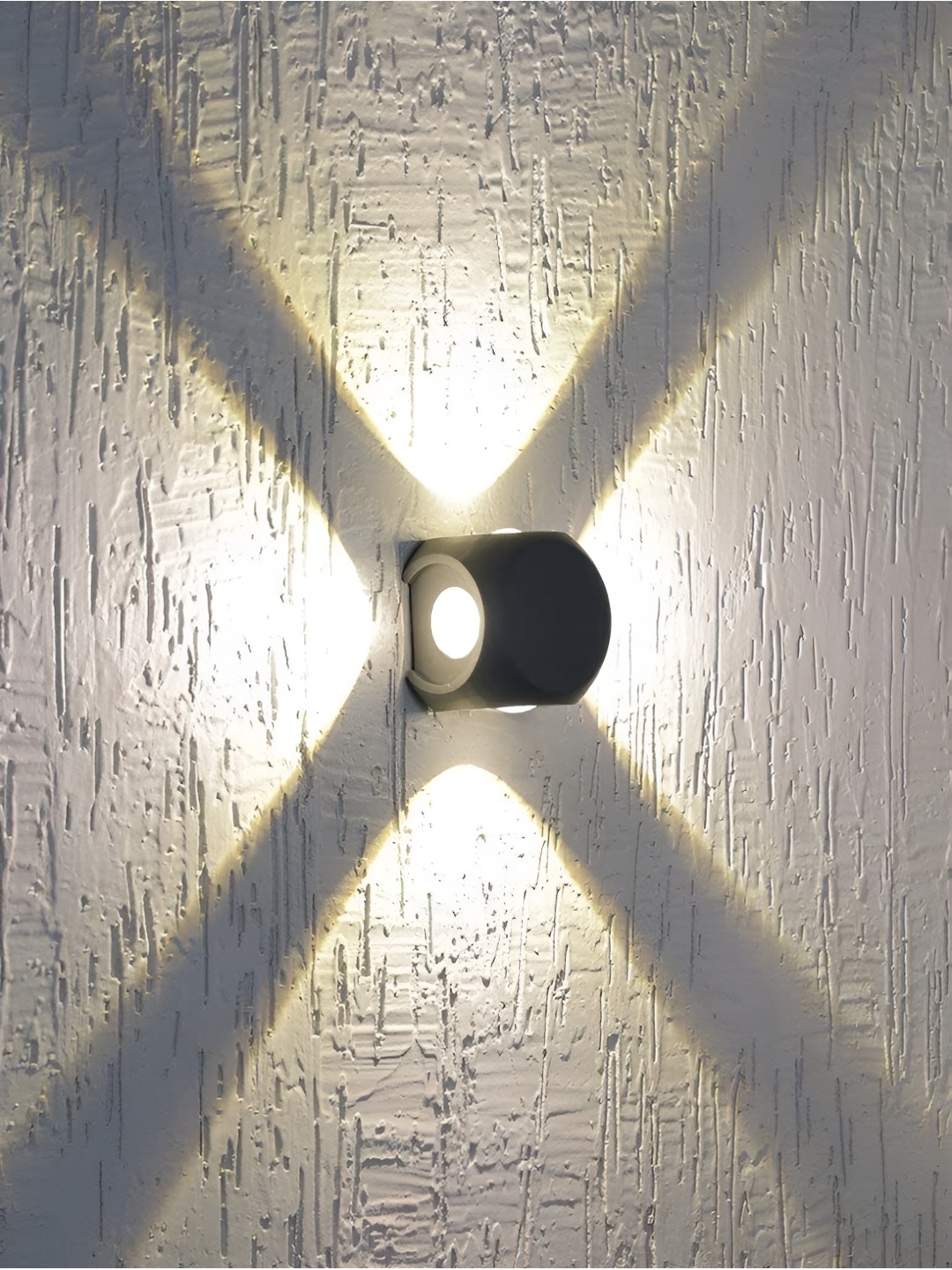 

SPARK WORLD Black Metal Contemporary Abstract Shaped Wall Lamp