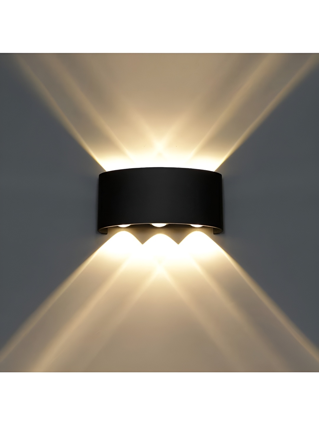 

SPARK WORLD Black Quirky Abstract Shaped Wall Lamp