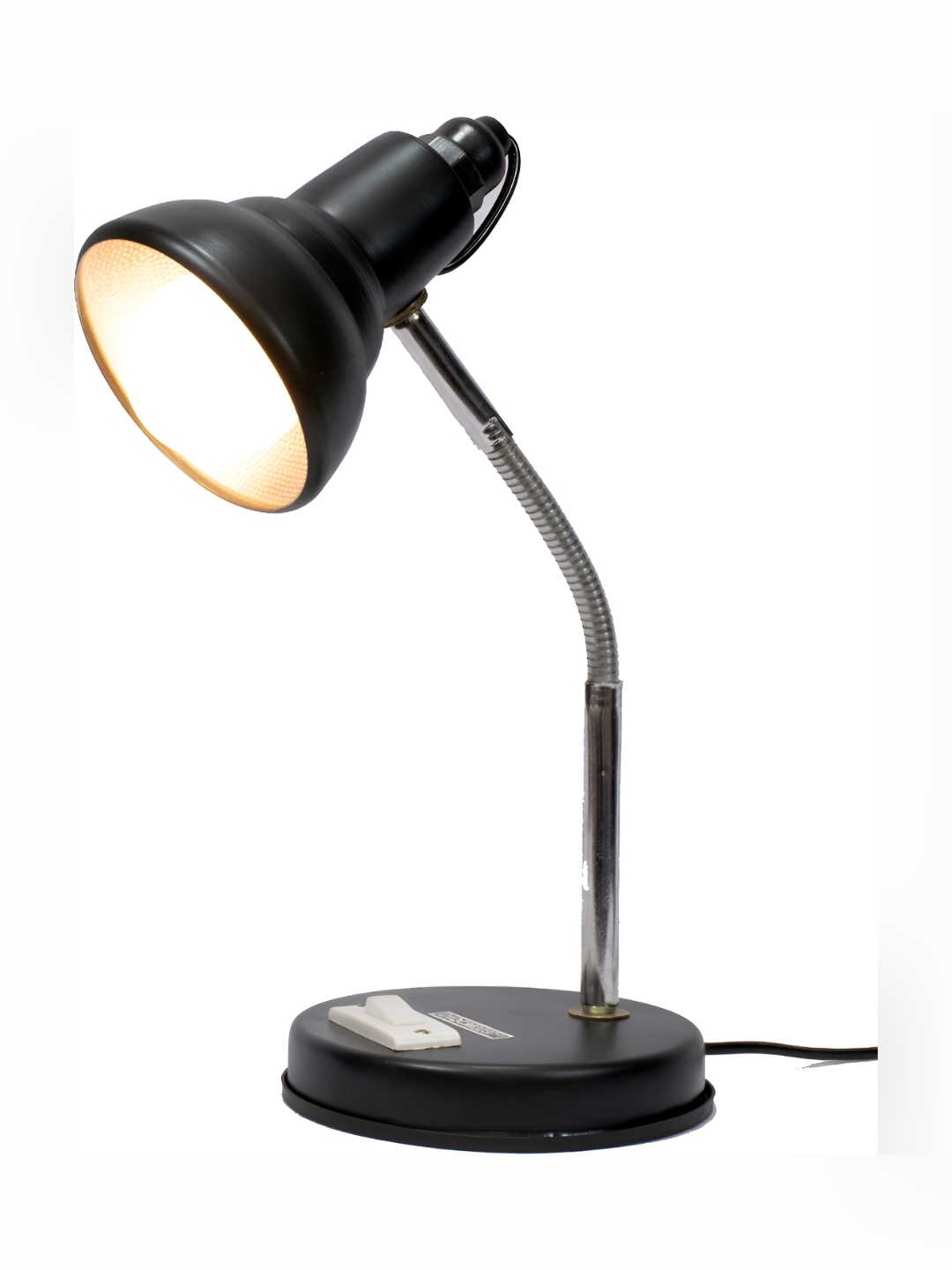 

SPARK WORLD Black Aluminium Frustum Contemporary Self Assembly Table Lamp