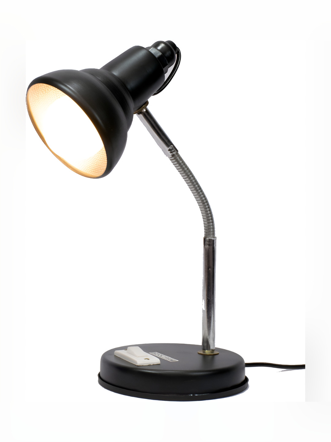 

SPARK WORLD Black Contemporary Bell Shaped Table Lamp