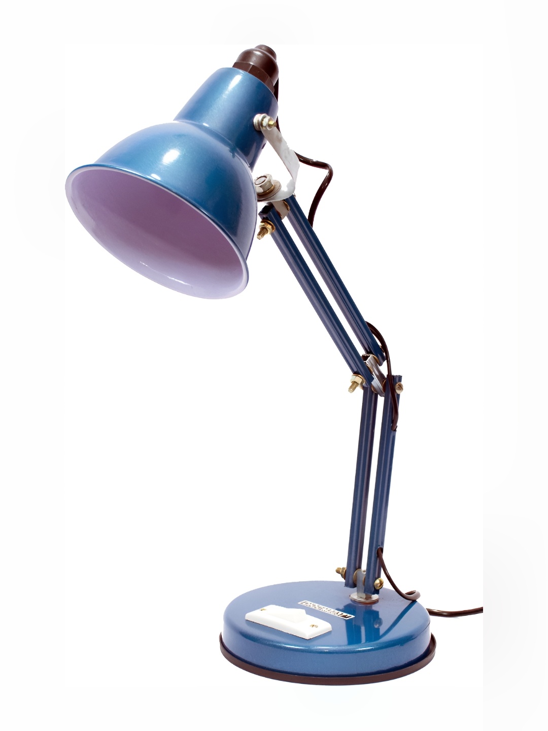 

SPARK WORLD Blue Aluminium Quirky Abstract Shaped Table Lamp