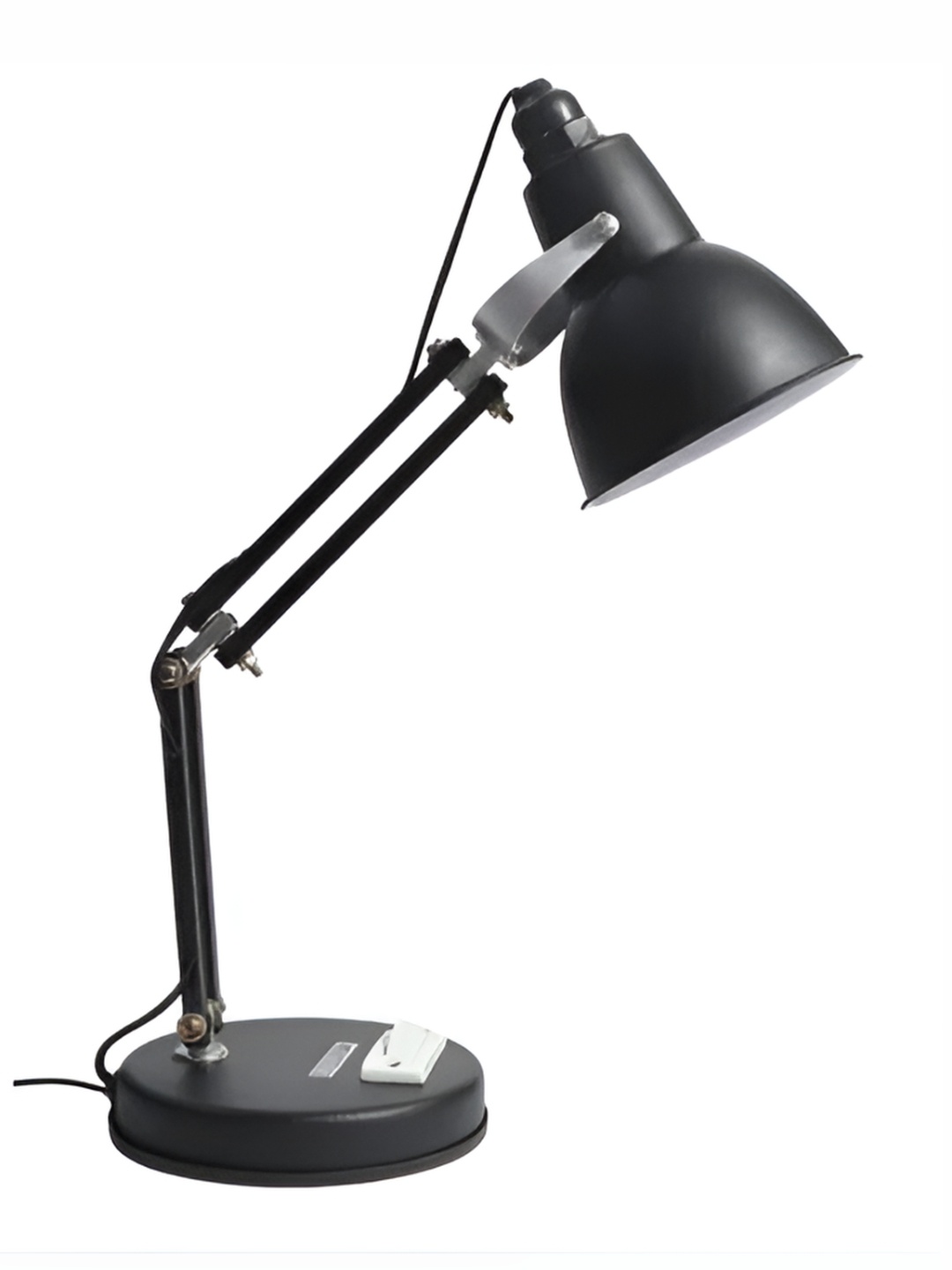 

SPARK WORLD Black Metal Quirky Bell Shaped Table Lamp
