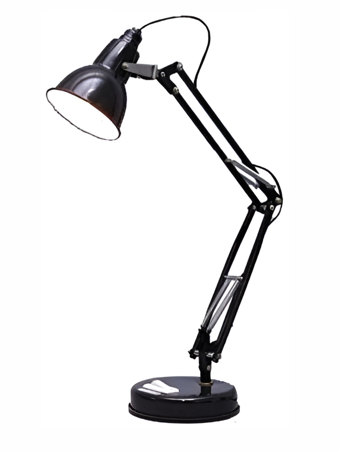 

SPARK WORLD Black Metal Contemporary Bell Shaped Table Lamp