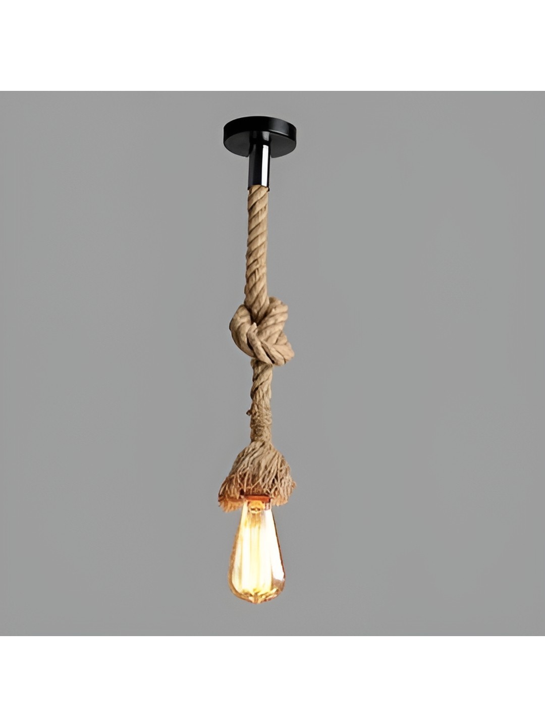 

SPARK WORLD Brown & Black Textured Ceiling Lamp