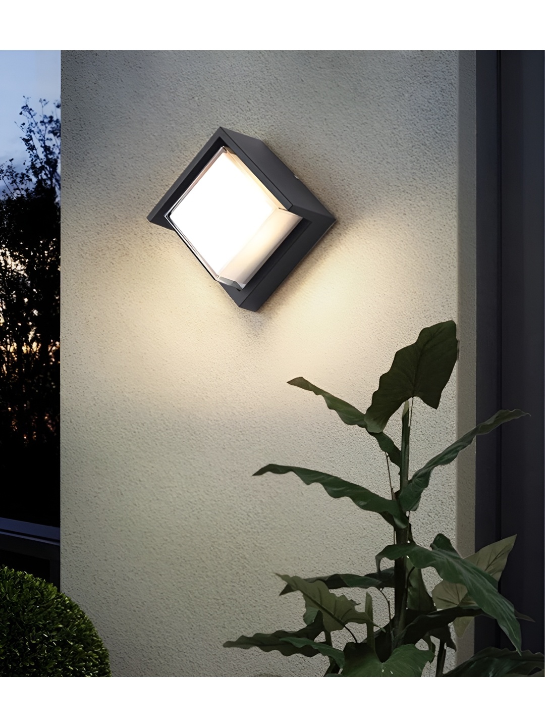 

SPARK WORLD White Quirky Square Shaped Wall Lamp