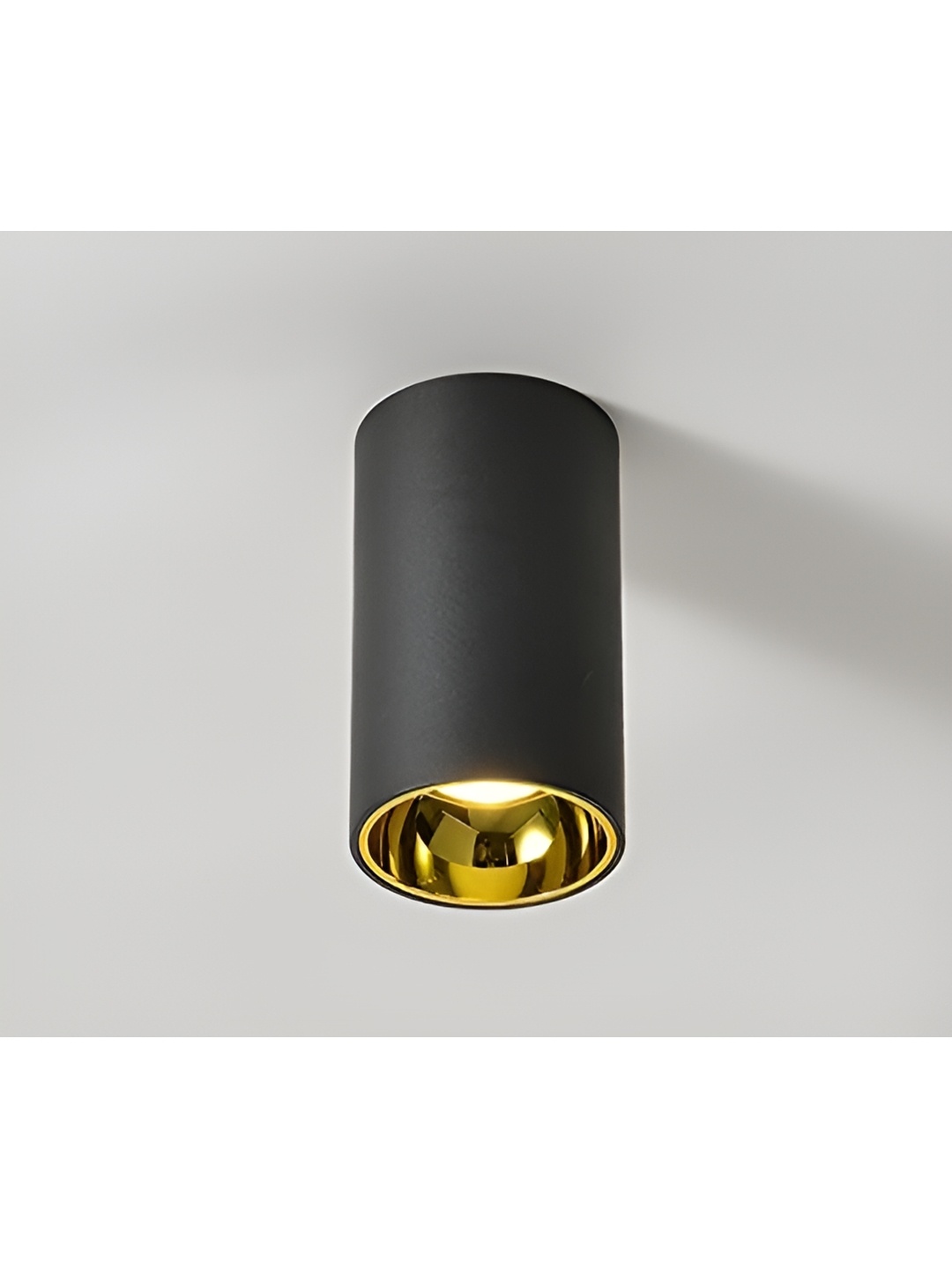 

SPARK WORLD Black & Gold-Toned Contemporary Cylinder Shaped Wall Lamp