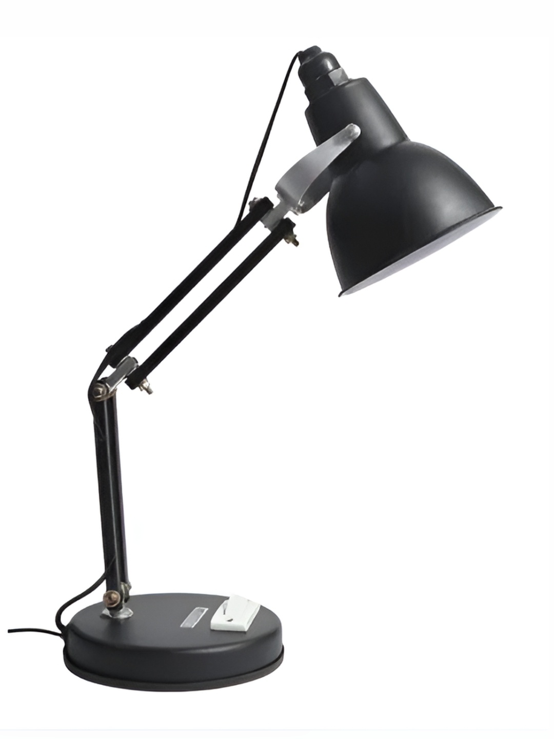 

SPARK WORLD Black Metal Contemporary Bell Shaped Table Lamp