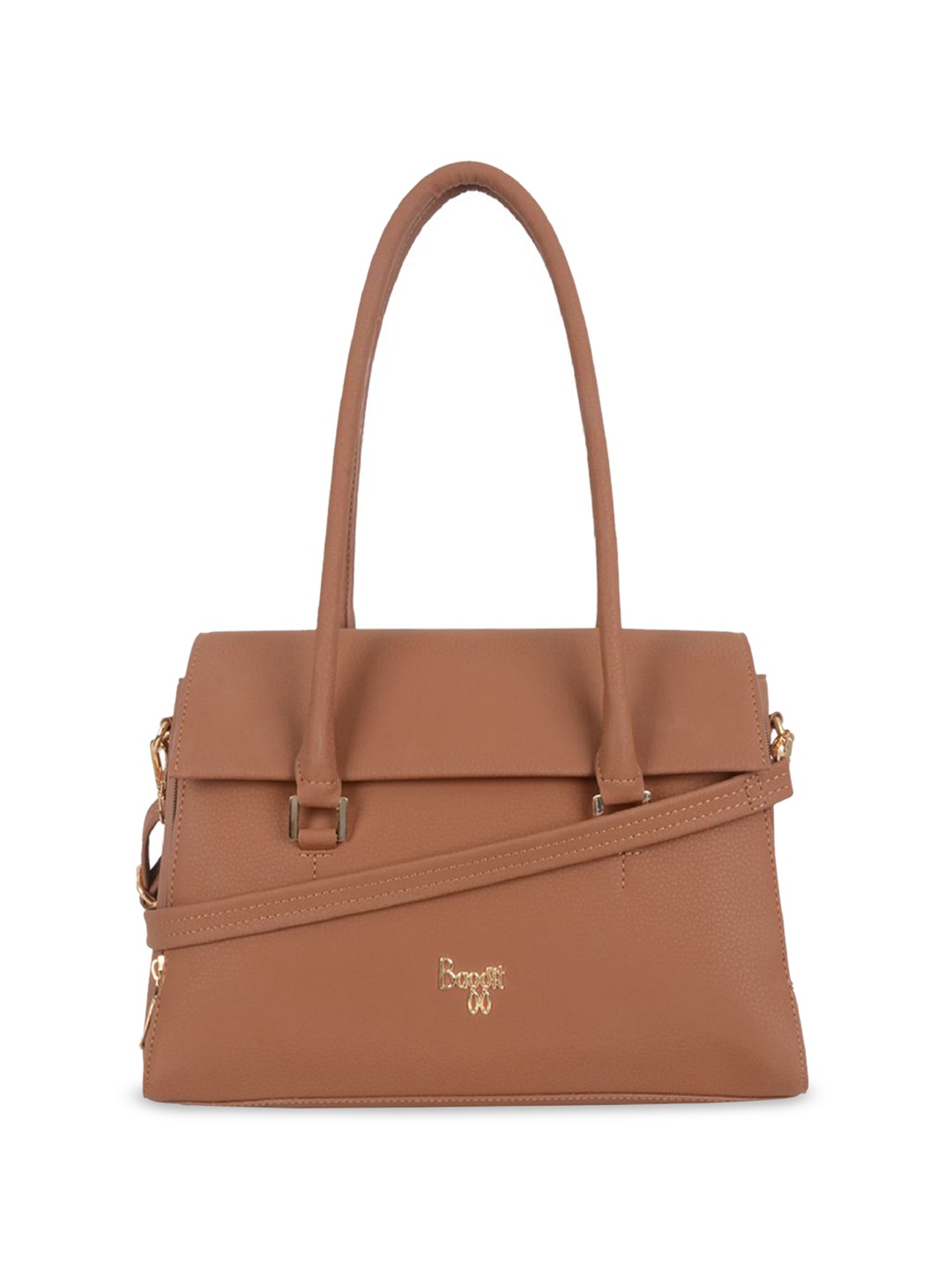 

Baggit Women PU Structured Shoulder Bag, Tan