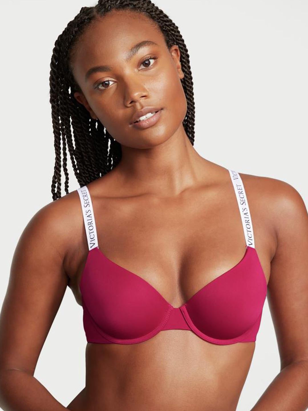 

Victoria's Secret Bra Half Coverage Underwired Lightly Padded, Red