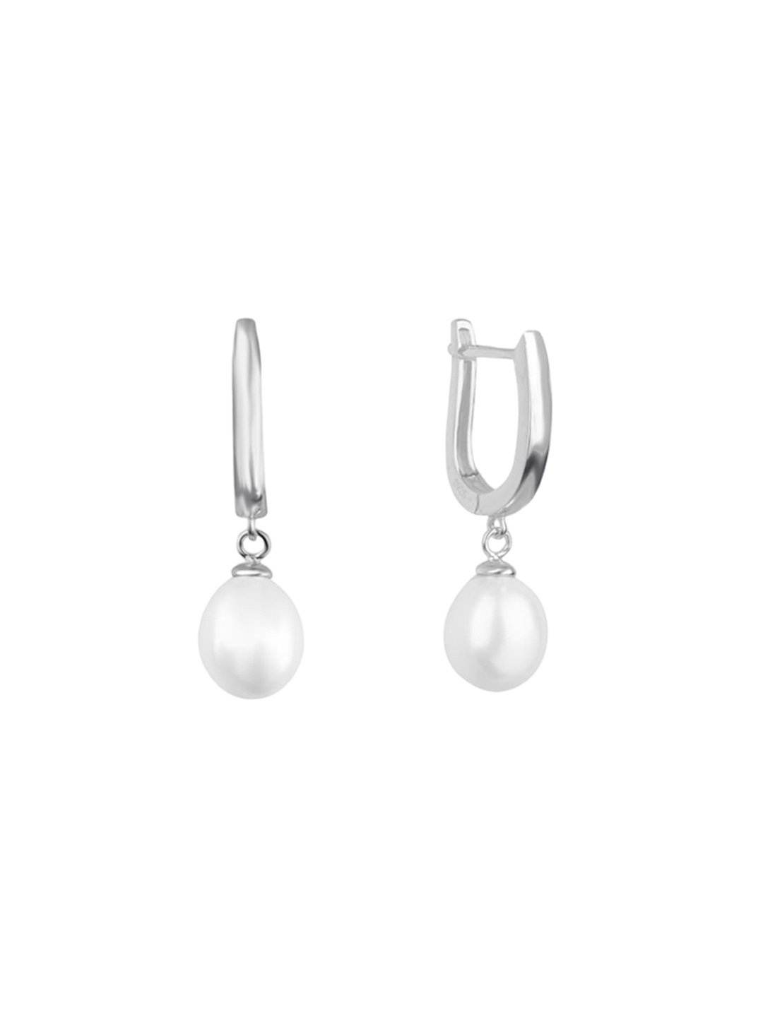 

Nistra Women Classic Drop Earrings, Silver