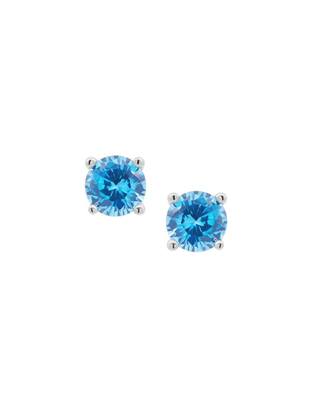 

Nistra Women Circular Studs Earrings, Silver