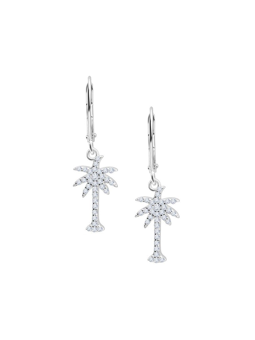 

Nistra Women Contemporary Studs Earrings, Silver