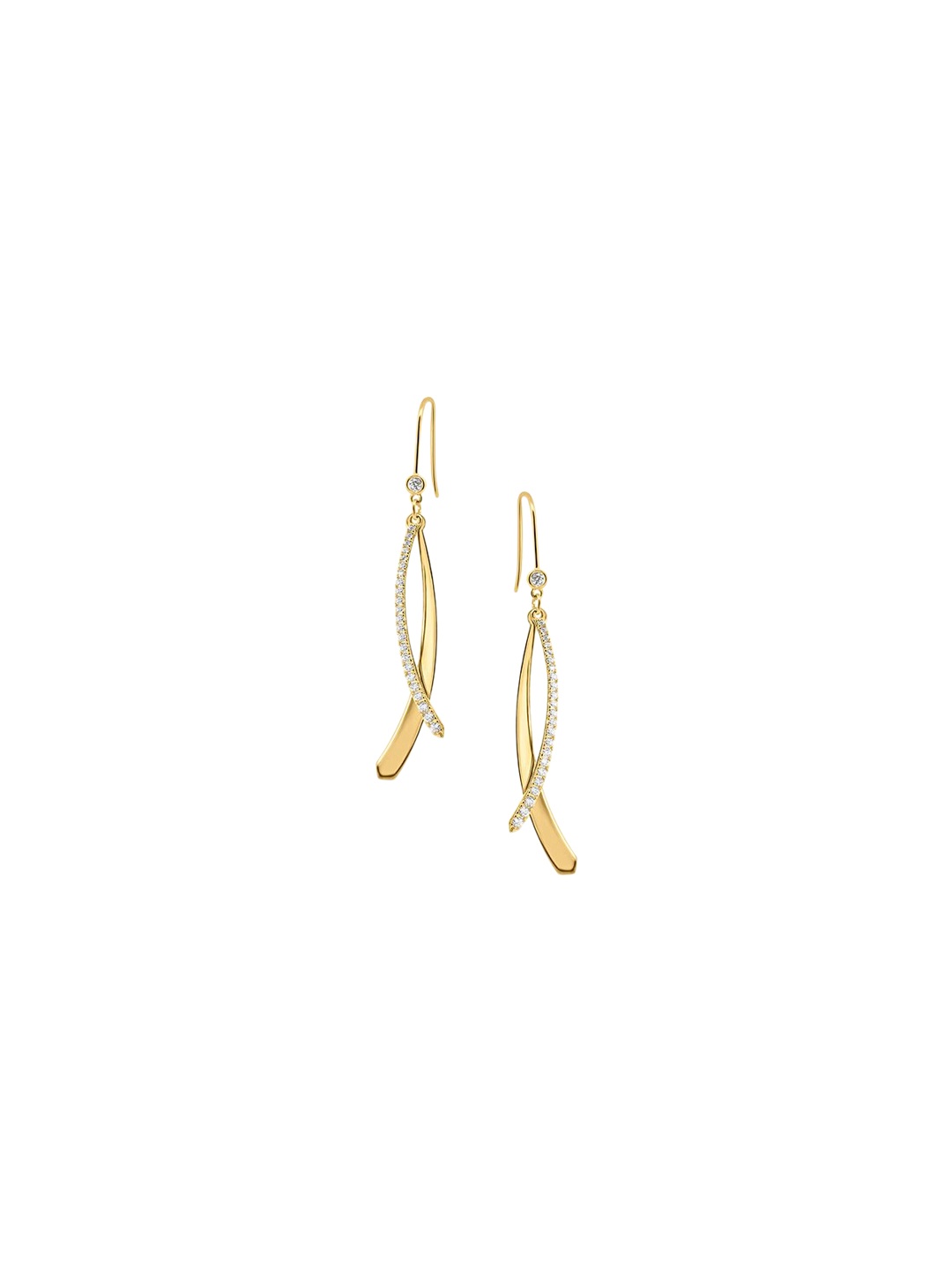 

Nistra Gold-Plated Sterling Silver Geometric Drop Earrings