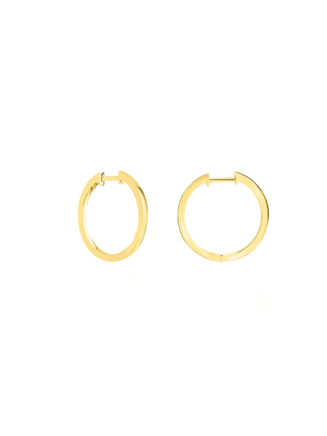 

Nistra Women Circular Hoop Earrings, Gold