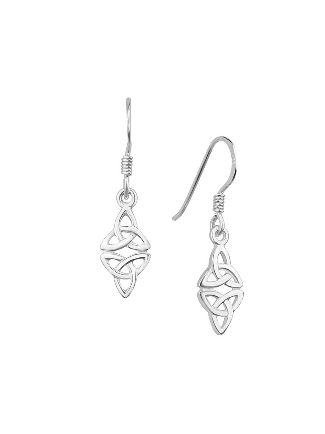 

Nistra Rhodium-Plated Sterling Silver Geometric Drop Earrings