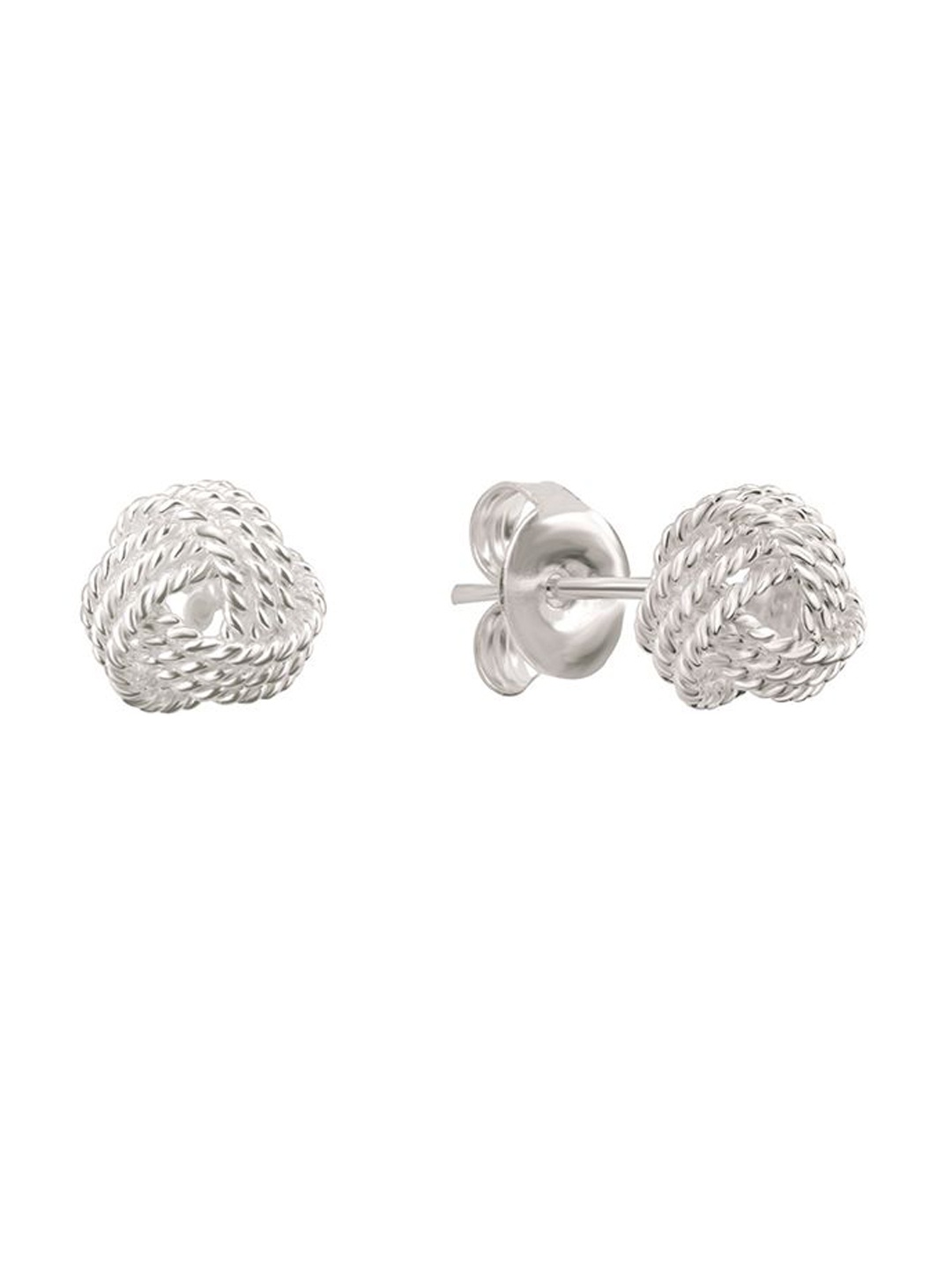 

Nistra Women Spherical Studs Earrings, Silver