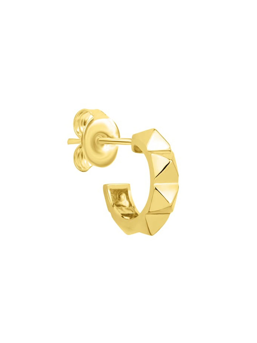 

Nistra Women Geometric Studs Earrings, Gold