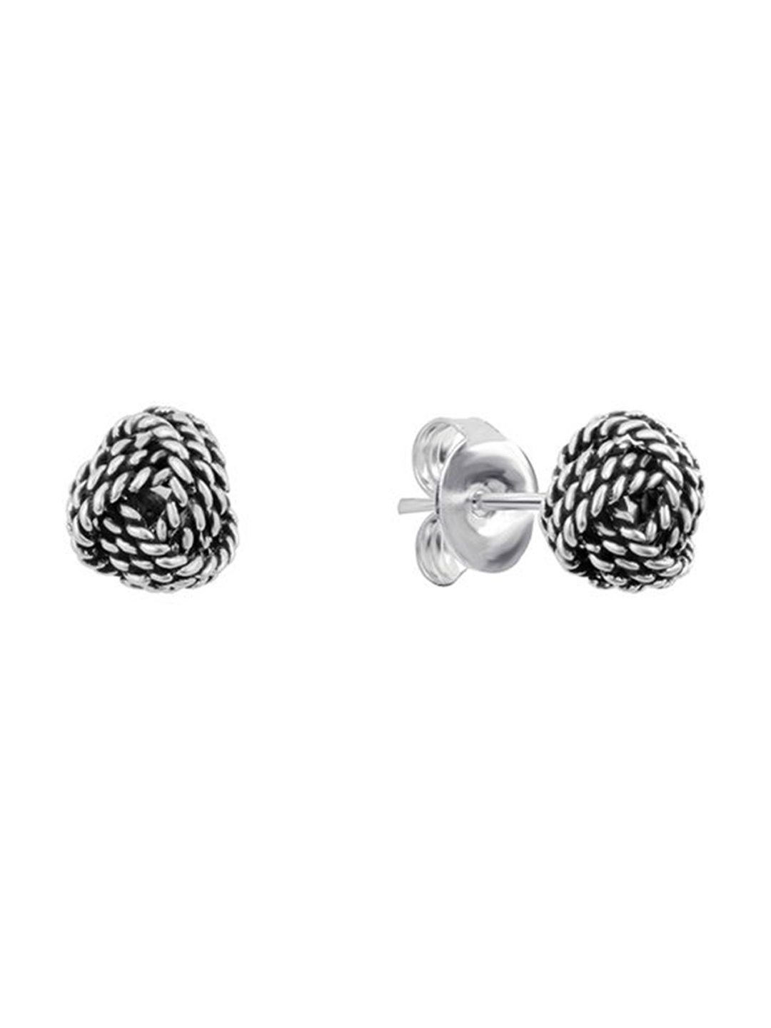 

Nistra Women Quirky Studs Earrings, Silver