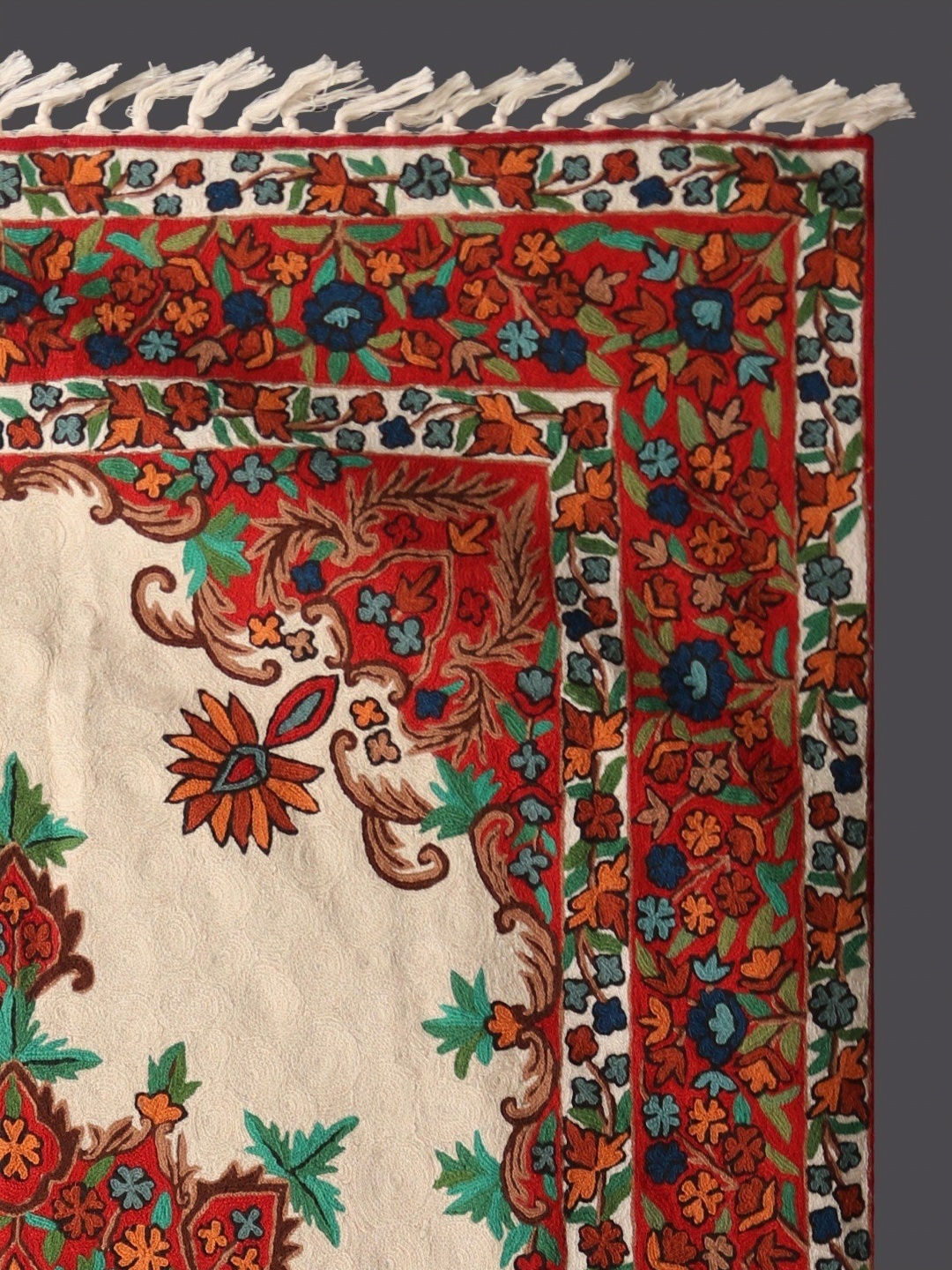 

Exotic India Beige Floral Other Carpet