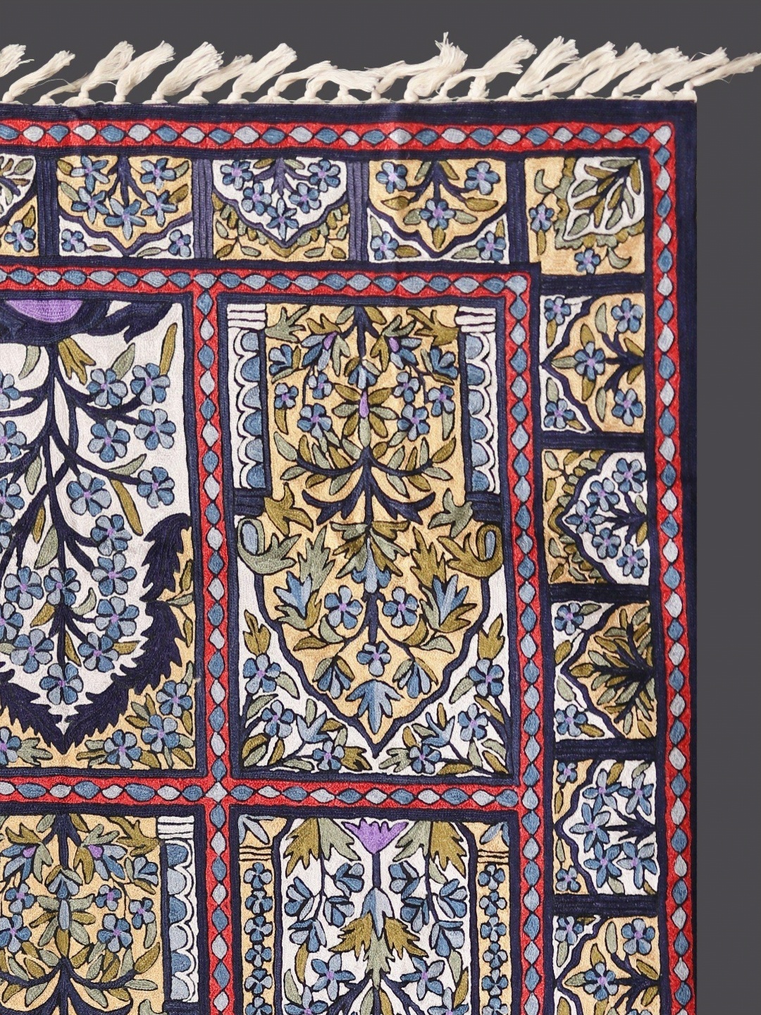 

Exotic India White Ethnic Motifs Other Carpet