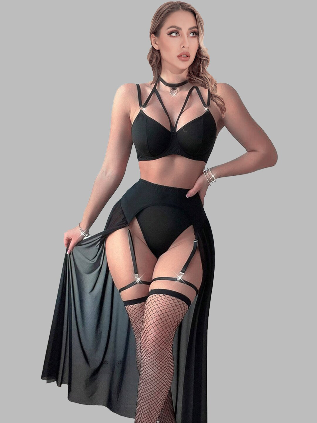 

FIMBUL Net Baby Doll, Black