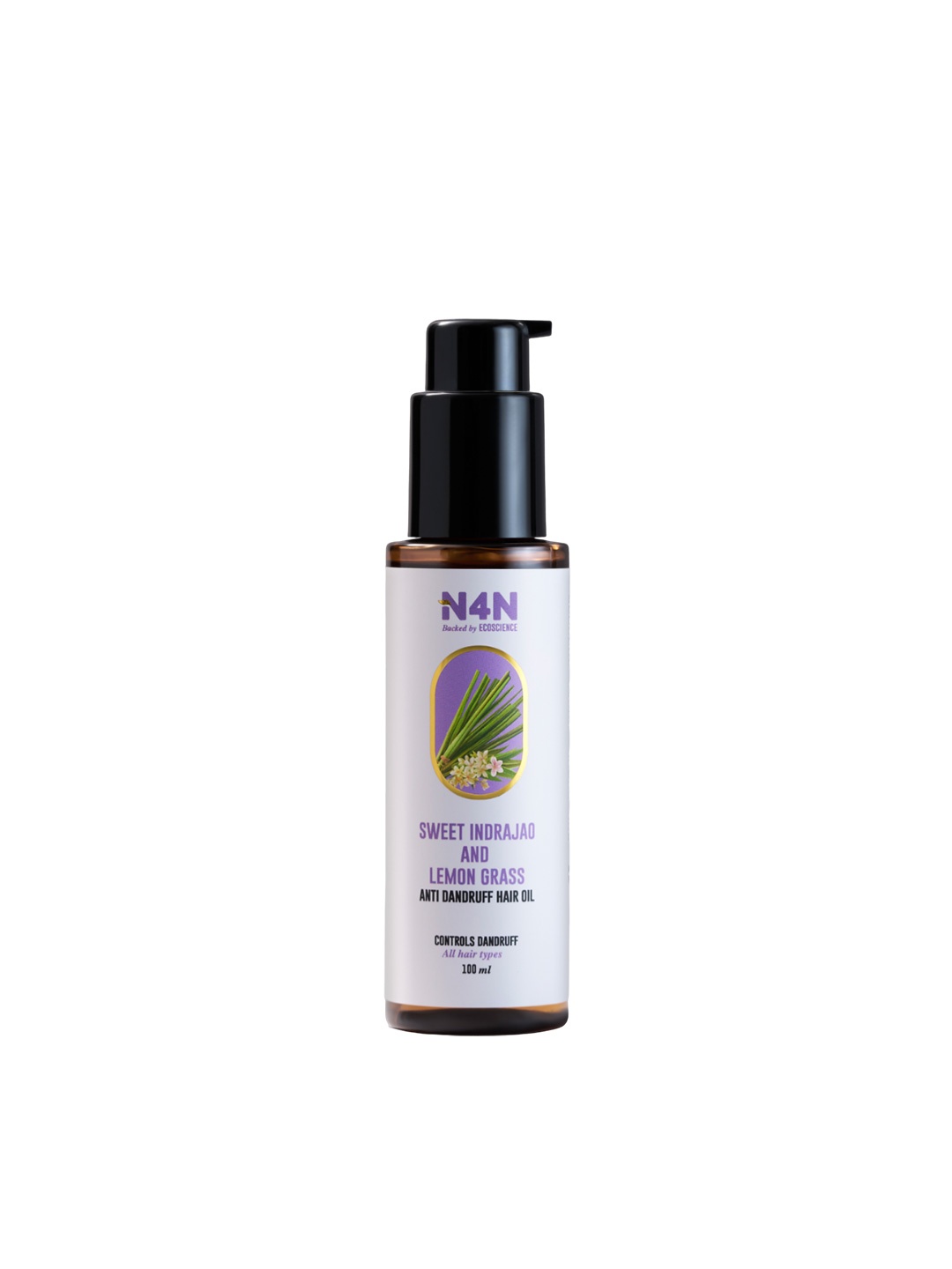 

NATURE4NATURE Scalp Potion Anti Dandruff Hair Oil With Lemograss - 100ml, Grey