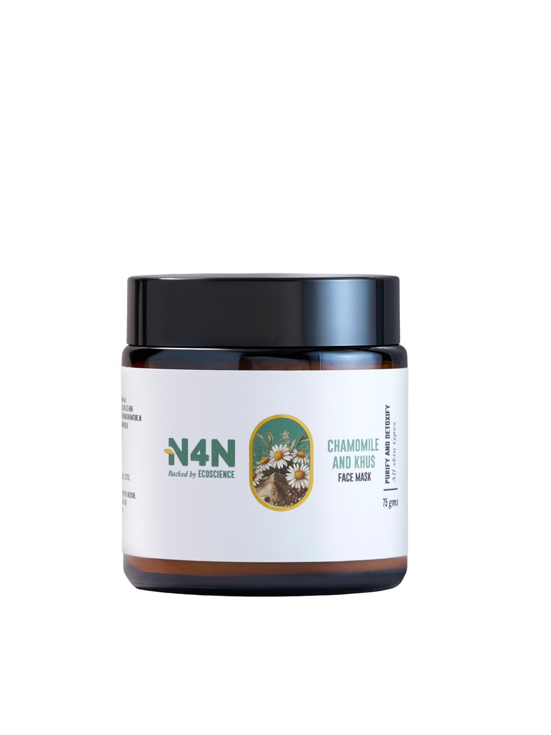 

NATURE4NATURE Detoxifying Face Pack With Chamomile & Khus Khus - 75g, Grey