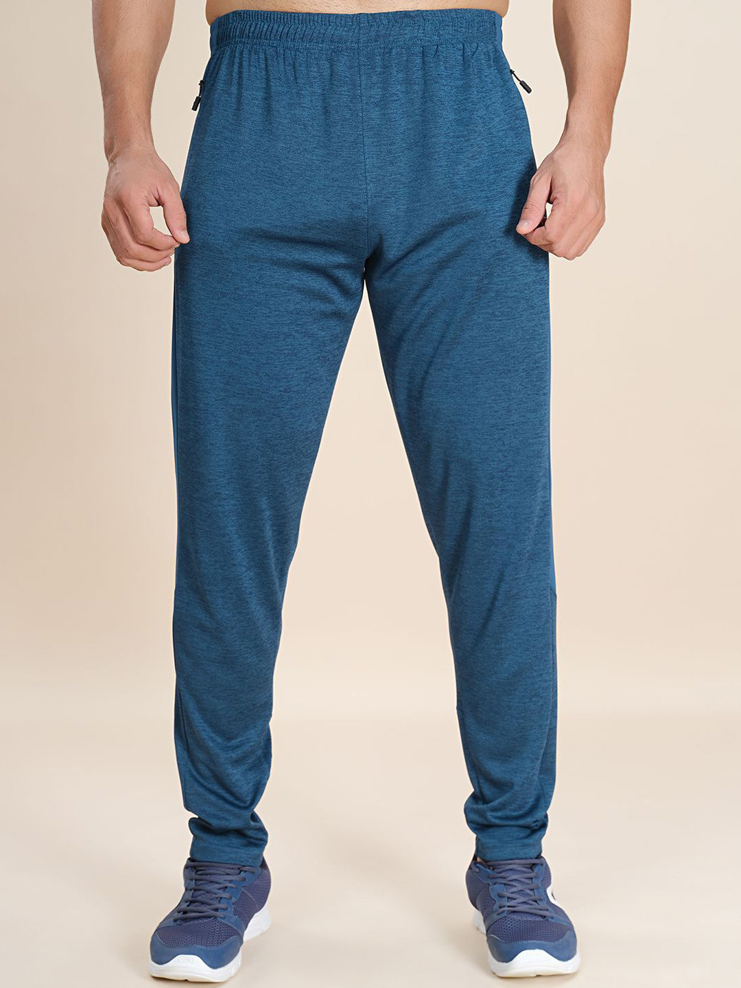 

Technosport Men Slim Fit Plus Size Rapid-Dry Sports Track Pants, Teal