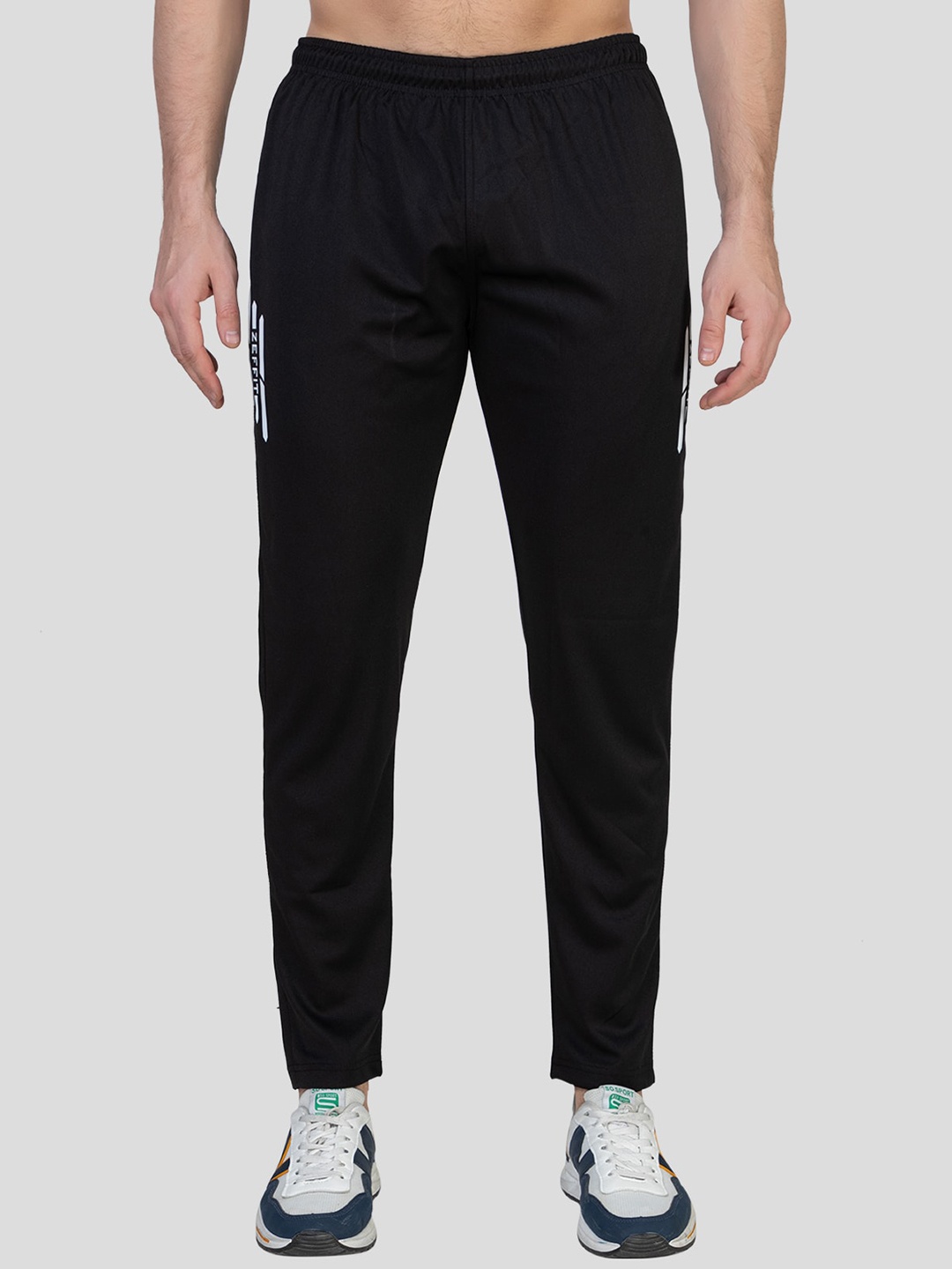 

ZEFFIT Men Ankle-Length Track Pant, Black